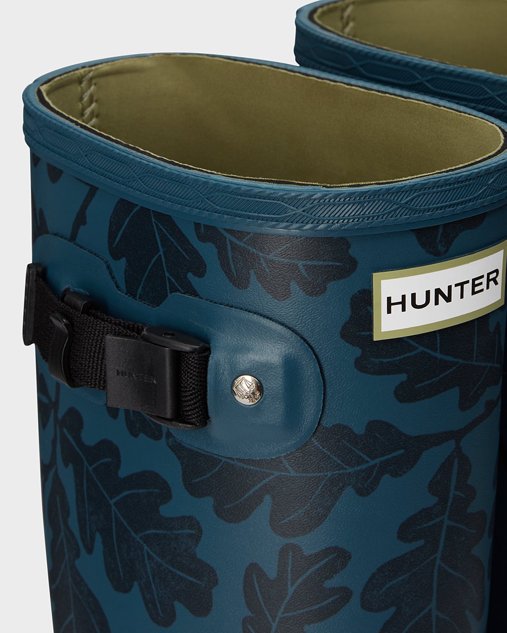 Hunter Mujer National Trust Print Norris Field - Botas de Lluvia Azules - 902-TPEHFW